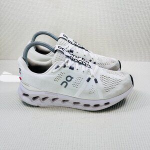 On Cloudsurfer Women's Size 8 Running Walking Shoes Size White Lace Up